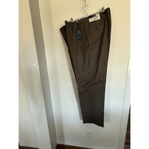 CHAPS NEW Wool Trousers Sz 42x32 Beige Retail $120
